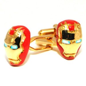 Okay, Tony Stark may wear an Iron Man suit to fight crime. And he may have the balls to publicly admit he's Iron Man. However, I'm not sure he'd have the guts to wear such links at a formal party.