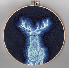Harry's is a stag like his dad's would be since it was his animagus form. Love the craftsmanship here.