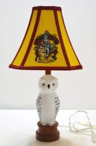 Well, it has a Gryffindor lampshade and a Hedwig lamp body. Still, I think it's brilliant.