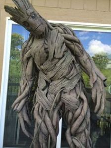 Groot is a plant creature from Guardians of the Galaxy. "I am Groot," is practically all he says. But he is good at following directions, even when he's not supposed to.