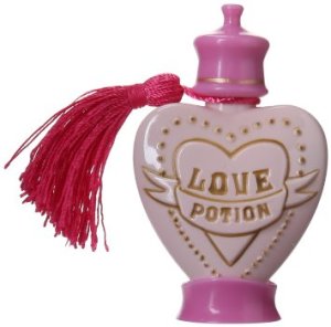 I think it's just candy filled in this one. However, in the wizarding world, love potions their equivalent to date rape drugs. Yet, somehow they're readily available.