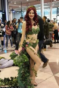 Of course, many of these leaves are probably made from plastic. And being the staunch environmentalist she is, Poison Ivy would hate that.
