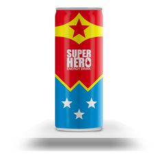 To set the record straight, energy drinks are bad for you since they're loaded with caffeine. Why these ones have superheroes is just very unsettling.