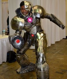 This guy was outfitted with prosthetics from his scientist parents to save his life. And he ended up becoming a member of the Teen Titans and the Justice League.