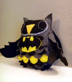 And here is a Batman owl that is there for the avian community of Gotham City. Of course, Bat Owl does eat some of the birds. But this is great.