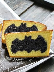 This is just bread that has a Batman symbol inside. And yes, it looks quite awesome.