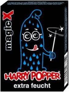 Yes, these are condoms by Magic X. Unfortunately, they're no longer available since Warner Brothers sued the Swiss manufacturer for copyright infringement.