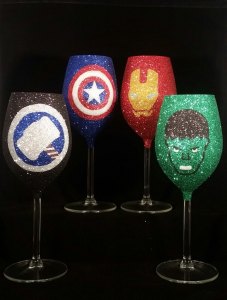 These consist of Thor, Captain America, Iron Man, and Hulk. And are probably used for decorative purposes only.