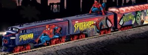 So why does Spider Man need his own train. It's not like he's Spider Hobo on the side. Yet, given Peter Parker's money problems, I wouldn't be surprised.