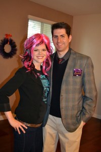 You can tell it's them because Tonks has pink hair. And Lupin has a chocolate bar in his pocket to help those affected by dementors.