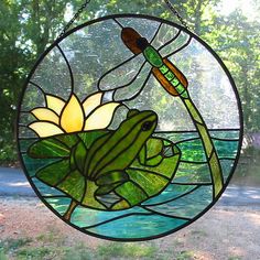 Of course, you might not be able to see the frog since it's blended in with the lily pad. Because the frog doesn't want the dragon fly to notice.