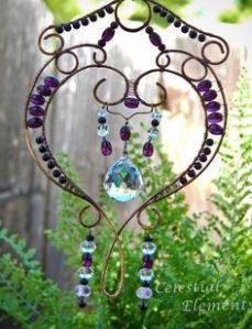 Well, this is wonderful. Love the sparkly beads on this. Guess it shimmers in the sunlight.