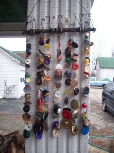 This one consists of chimes that have buttons strung on them. And yes, this is pretty cool if you ask me.