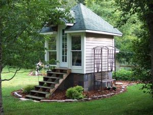 Yes, it's a little small. But it sure looks quite lovely in a garden and quite homey.