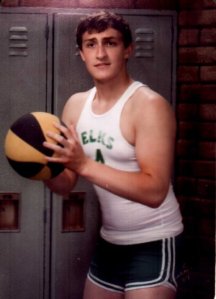 Nevertheless, he's wearing a pair of basketball shorts that would be banned from the school dress code if they weren't part of the school uniform. Also, part of his underwear is showing.