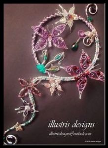 Well, this one has wire butterflies and flowers. But I sure love the colors on this one.