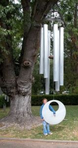 And I guess she did it with step ladder. Or crane. Definitely crane.