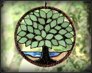 Well, if you're not into floral suncatchers, this one may do. Still, I think it would make a fine addition to any window.