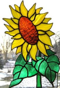 Well, it's more vibrant than a real sunflower. But it's still quite pretty.