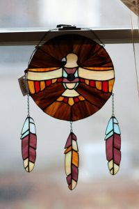 Yes, this is a Native American style suncatcher. But the eagle looks pretty cool.
