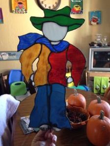 I'm sure this won't scare any crows. But it'll look great in your garden even if it doesn't.