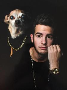 This would've made a decent senior photo. But the image of a similarly dressed chihuahua makes it so hard to take it seriously.