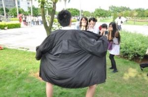 I guess these girls were in for a disturbing surprise. Then again, it's probably staged as a joke.