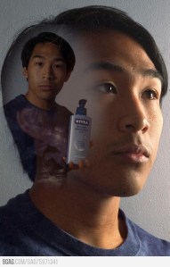 So I guess this guy tends to have problems with dry skin after shaving. Explains a lot.