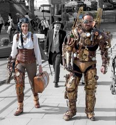 Mostly because she has a tool box with her and her boyfriend looks like Iron Man's grandpa. I'm sure there's plenty that could go wrong with him, mechanically speaking.