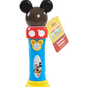 From LOL WOT: "This is a toy that is just supposed to let kids have a microphone that has some of the characteristics of Mickey. The problem is the device had a rather phallic shape that encouraged kids to put it near their mouths."