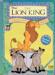 Uh, why's Scar colored like Simba and Mufasa? Seriously, the color's not right at all.