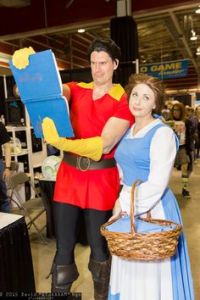 He also doesn't have a clue that Belle isn't interested in him. Seriously, Gaston, you have groupies. Marry one of them.