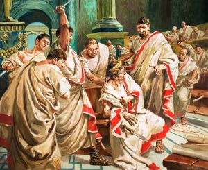 "Et tu, Brute? — Then fall, Caesar!" - Act III, Scene 1. Should've not come to the Senate on the Ides of March, Caesar. But you didn't listen.