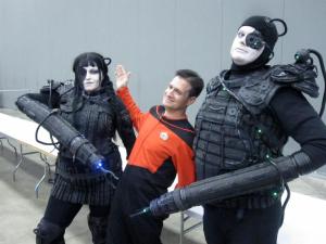 He's probably going to be assimilated some time soon. And I'm sure any resistance he tries to put up will be futile.