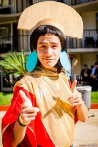 Well, basically this guy starts out as a spoiled brat until Yzma turns him into a llama. But I sure like his outfit.