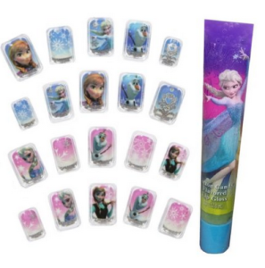 From Bustle: "Because your kindergartner doesn’t always have time to make it to the salon, okay?" Why would any kindergartner need this anyway? Pressed on nails suck.