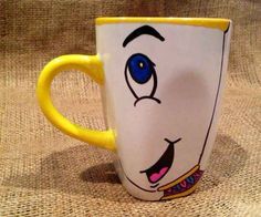 Didn't know I was talking about Chip from Beauty and the Beast. Well, after you wash him, he goes back to the cupboard with his brothers and sisters.