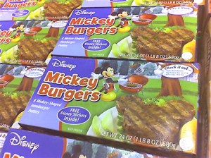 Just what I want, burgers in the shape of a mouse head. Then again, they might have more meat on them. But they might not turn right grilled.