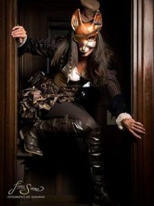 Because she has the face of a fox. And she seems to prefer hanging in hiding places.