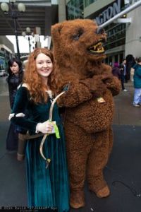 Remember that her mom ate a tart that turned her into a bear. Still, this is pretty good.