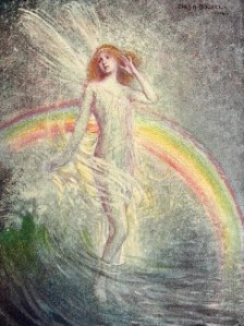 "You fools! I and my fellows/Are ministers of Fate; the elements,/Of whom your swords are temper'd may as well/Wound the loud winds, or with bemock'd-at stabs/Kill the still-closing waters, as diminish/One dowle that's in my plume." - Act III, Scene 3. As for Ariel's gender, it's usually according to who the casting director decides for the role. But is usually referred as a guy.