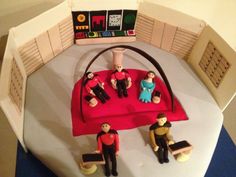 And it seems to have more people on the bridge than some of the other bridge cakes. Wonder why that is.