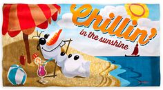 Well, at least Olaf fantasizes about spending summer on the beach. Too bad he's made out of ice and snow that he'll melt when spring comes around.