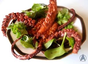 Yeah, Klingon food looks like that but more disgusting. After all, Klingons eat their meat live and bloody.