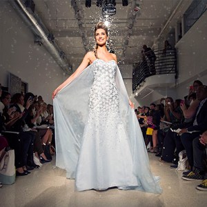 From Smosh: "Despite the age of your average Frozen fan, this Elsa-inspired bridal gown is not made for children, but is instead designed for adults who probably tried to wedge their feet in glass slippers in hopes of landing royalty. The person who gets this gown is is the type of person who can’t leave behind the idea of a “fairytale wedding”, no matter how much medication their doctor prescribes them."