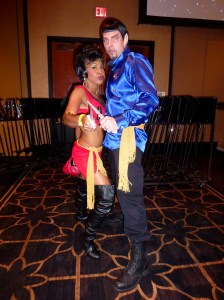 Okay, I might see this pairing. Still, while I'm fine with Uhura and Spock, I am not okay with them getting together in the reboot movies. Because I just don't see them getting together.