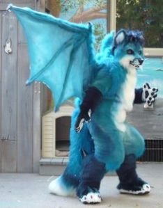 That's something you don't see every day. I'm sure it's a fox. But you'd have to wonder if it was inspired by a drug trip.