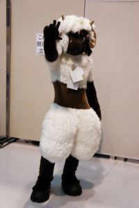 Also, I don't think real sheep have two sets of horns. Guess this is probably because big horns look awesome.
