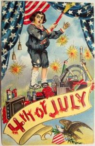 I know that kid is supposed to be in awe of the fireworks. But I think he's practically shitting his pants at the moment because he's surrounded by explosives. Assuming that he's actually sane.