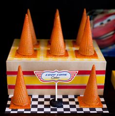 Just have some ice cream cones, graham crackers, and cake filling. Don't seem too hard to make at all.